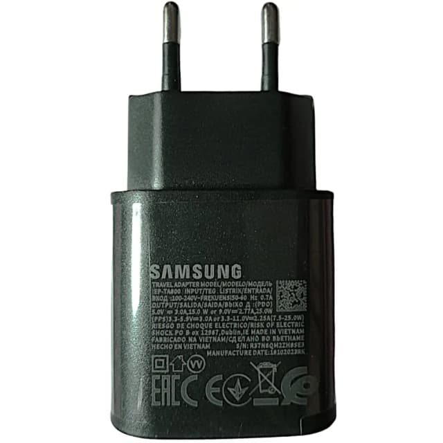 Samsung 25W PD adapter, Type-C charger